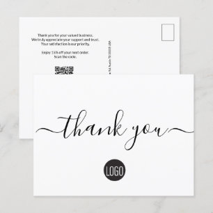 Skanna kodrabatten på nästa order Tack Vykort