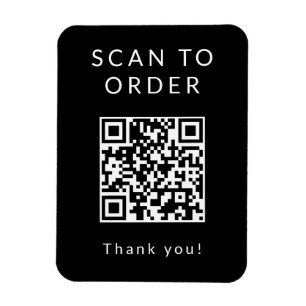 Skanna menyn QR-kod Magnet