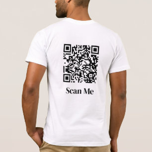 Skanna Mig Anpassad QR-kod T Shirt