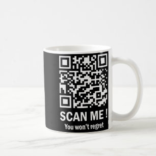 Skanna Mig Du Kommer Inte Ångra Det Roligt Qr Trum Kaffemugg