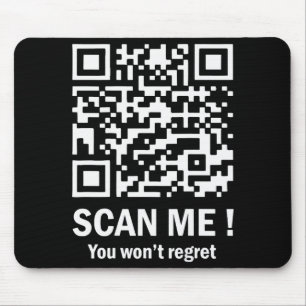 Skanna Mig Du Kommer Inte Ångra Det Roligt Qr Trum Musmatta