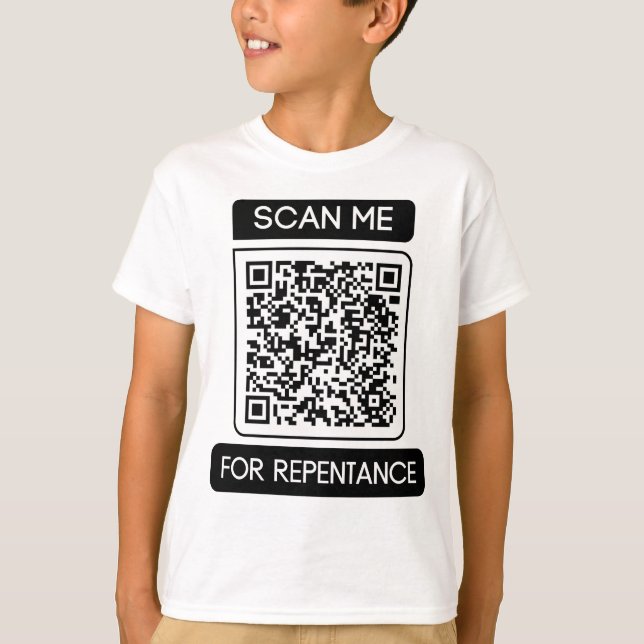 Skanna mig för representanternas QR-kodpojkes T Shirt (Framsida)