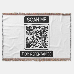 Skanna mig för representativt QR-kod Filt