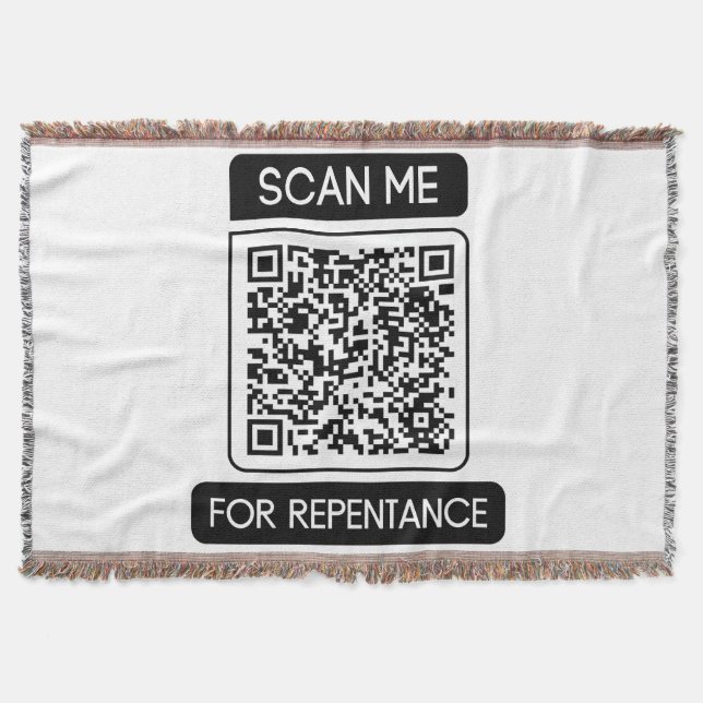 Skanna mig för representativt QR-kod Filt (Framsidan)