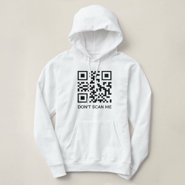 Skanna mig inte med hjälp av QR-avsökningskod T Shirt (Design framsida)
