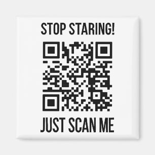 Skanna mig QR-kod: Välj indness varje dag Magnet