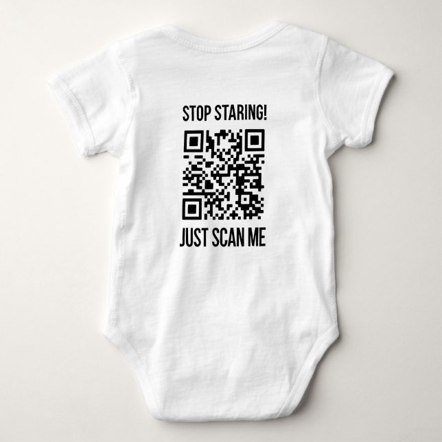 Skanna mig QR-kod: Välj indness varje dag T Shirt (Baksida)