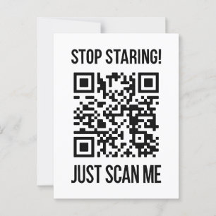 Skanna mig QR-kod: Välj vänlighet varje dag Vykort