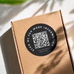 Skanna mig QR-kodskanning Runt Klistermärke<br><div class="desc">Skanna QR-kodsetikett till mig. Skapa ett eget skannerbart qr-kodmärke för anpassningsbarna för ditt företag.</div>