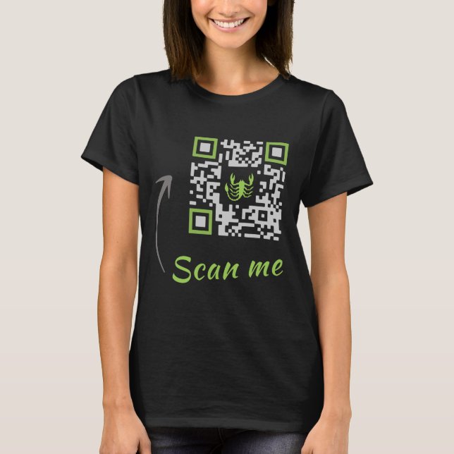 Skanna mig t shirt (Framsida)