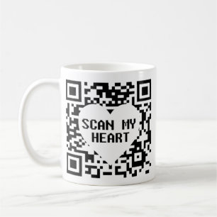 Skanna mitt hjärta kaffemugg