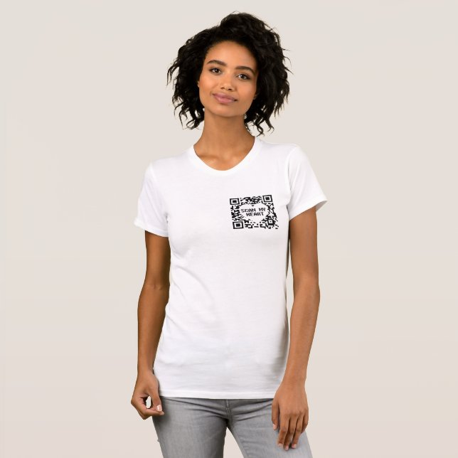 Skanna mitt hjärta T-shirt (Hel framsida)