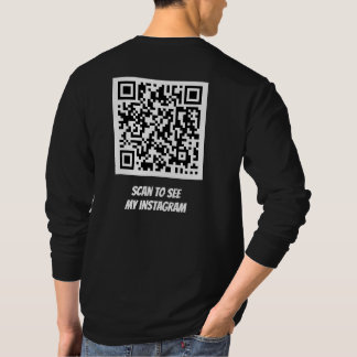 Skanna QR Code Instagram, Twitter, Facebook T-Shir T Shirt