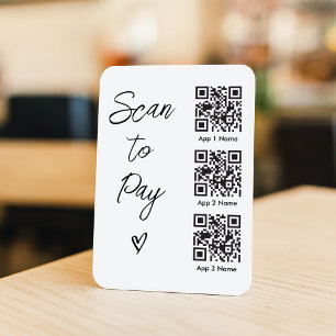 Skanna QR-kod för att Betala för företagsdigitalbe Magnet