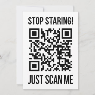 Skanna QR-kod till mig för en drivkraft Inbjudningar