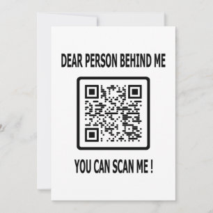 Skanna QR-kod till mig för inspirationsoffert Inbjudningar