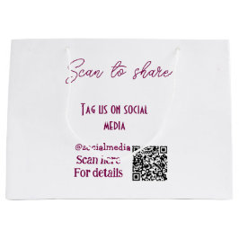 Skanna till  märkre på social media QR-kod enkel