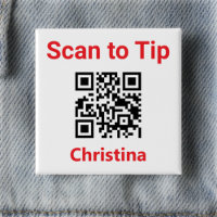 Skanna till tips. Tips-QR-kod för personal på en