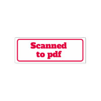 Skannad till PDF Business Office Frimärke