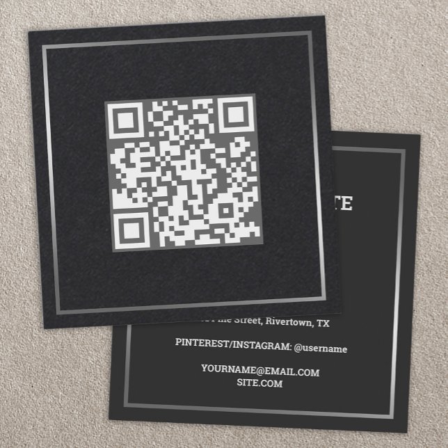 Skannerbar QR Premium (Scannable QR Premium Calling Cards)