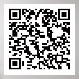 Skannerbar QR Pub-kod Poster