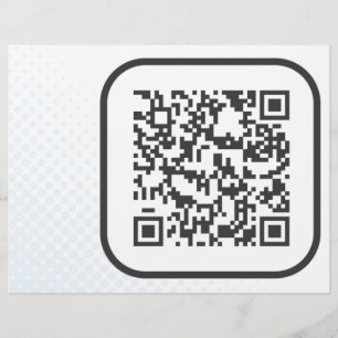 Skannerbar QR Pub-kod Reklamblad