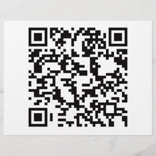 Skannerbar QR Pub-kod Reklamblad