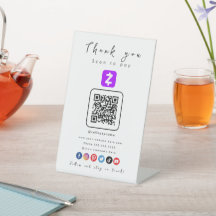 Skanning av Zelle QR-Tack för att Betala vit