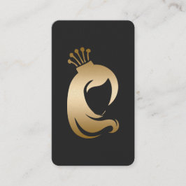 Skannningsbar Hair Stylist Makeup Artist Visitkort