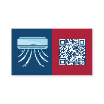 Skannningsbar HVAC-konditionering i QR Luft