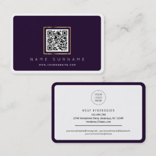 Skannningsbar QR-professionell eller personligt n Visitkort