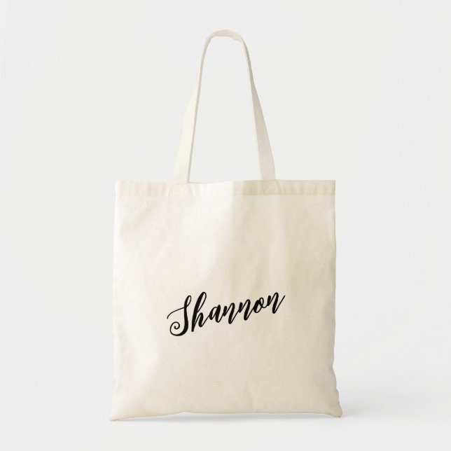 Skannon-Anpassadets skriptdesigntobag Tygkasse (Framsidan)