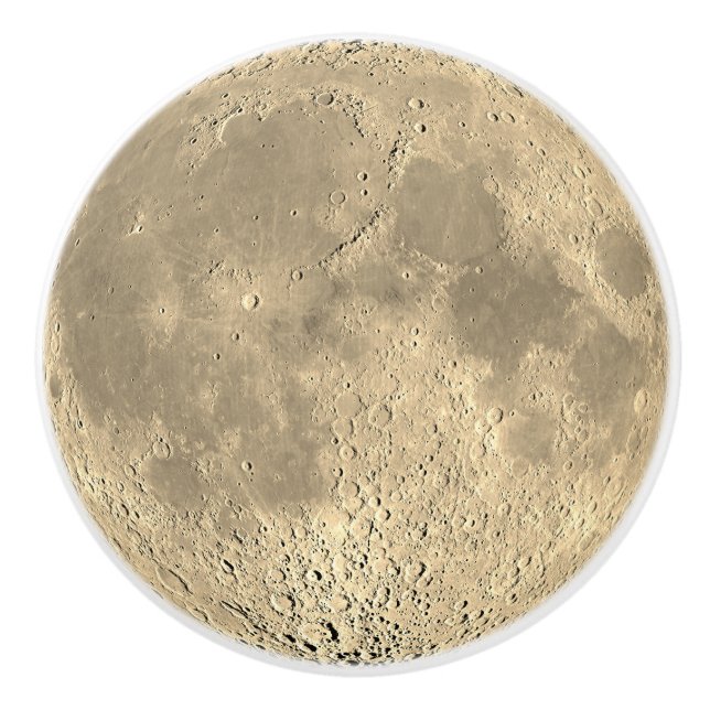 Skåp för Måne-lådbladet Drag-bladet Knopp (Framsidan)