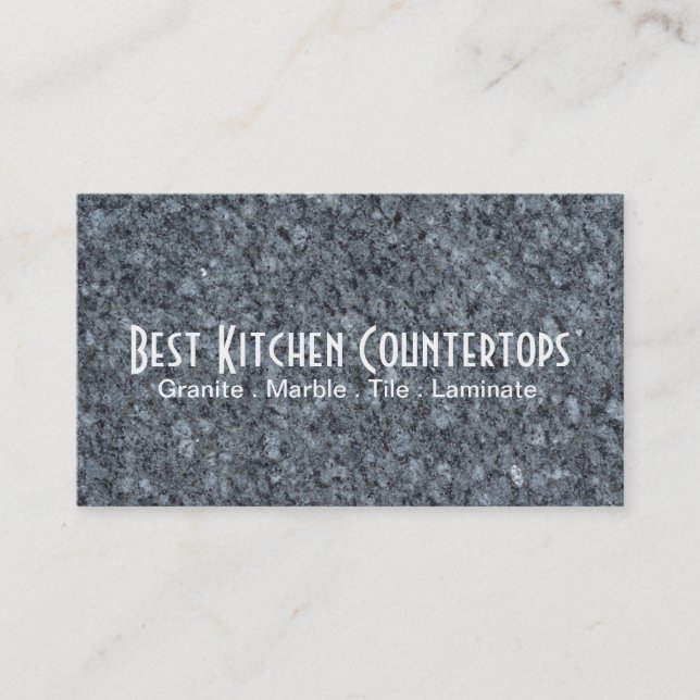 Skåp för motdatorer Tile Stone Granite Marble Visitkort (Framsida)