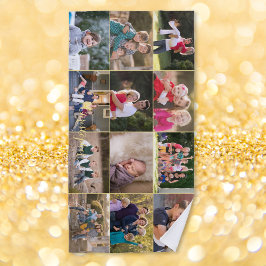 Skapa 12 barn i familjen Photo Collage Monogrammed