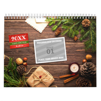 Skapa 2024-familjens foto Helgdag Bild Kalender