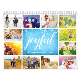 Skapa 2025 års moderna fotokalender kalender