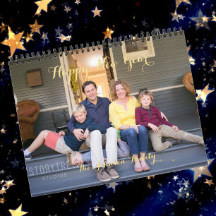 Skapa 2026 års fotomur till dina egna enkla familj kalender
