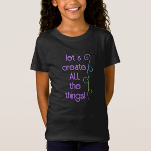 Skapa ALLA Sak! Rainbow Girl's T-Shirt