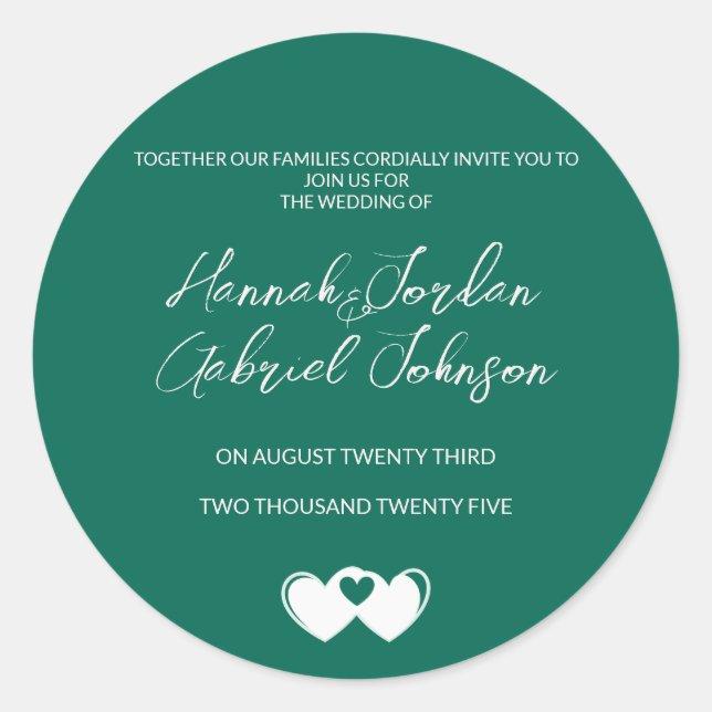 Skapa anpassade smaragdgröna etiketter (Framsida)