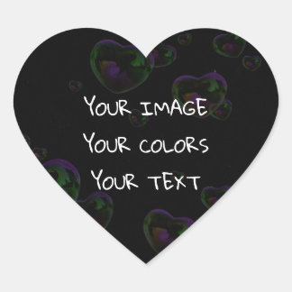 Skapa anpassat hjärtformat klistermärke