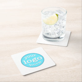 Skapa Anpassningsbar Business Office Company Cafe- Underlägg Papper Kvadrat