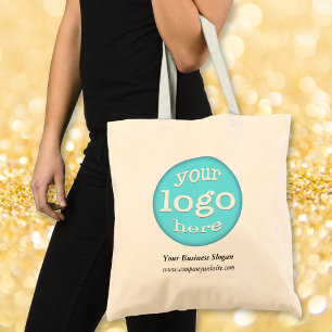 Skapa Anpassningsbar Company Business Logotyp Prom Tygkasse