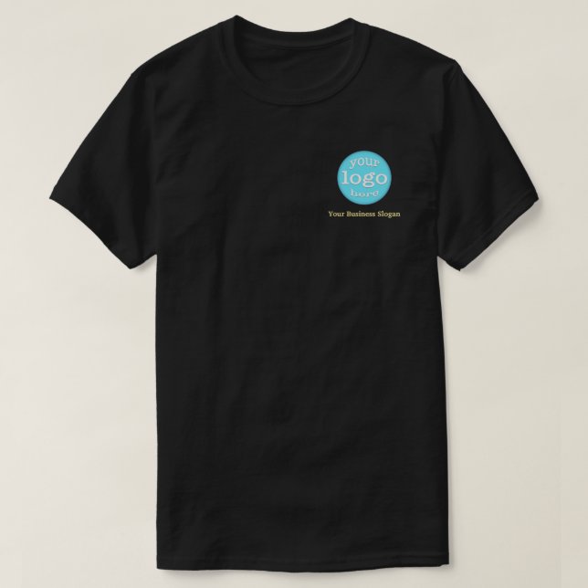 Skapa Anpassningsbar Enkel Logotyp - anställd i fö T Shirt (Design framsida)