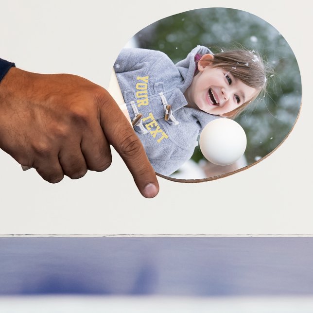 Skapa Anpassningsbar Personlig Photo Text Bord Ten Pingisracket (Create Custom Personalized Photo Text Table Tennis Ping Pong Paddle)