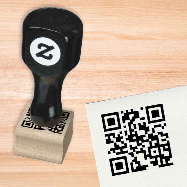 Skapa Anpassningsbar QR-kodskanningsbar webbplats  Stämpel (Create Custom QR Code Scannable Website Address Rubber Stamp)