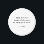 Skapa Anpassningsbarna för egen Vintage Typewriter Magnet<br><div class="desc">Skapa en egen anpassningsbar-offertmagnet. Har minimal vintage av skrivmaskin.</div>