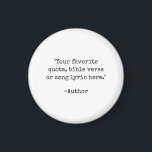 Skapa Anpassningsbarna för egen Vintage Typewriter Magnet<br><div class="desc">Skapa en egen anpassningsbar-offertmagnet. Har minimal vintage av skrivmaskin.</div>