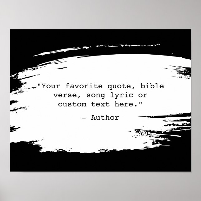 Skapa Anpassningsbarna för egna penseldrag Poster (Framsidan)