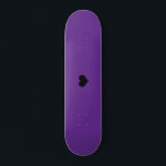 Skapa Anpassningsbarnas egen skateboard-design Mini Skateboard Bräda 18,5 Cm<br><div class="desc">Skapa din egen Anpassningsbar lila Skateboard-design</div>